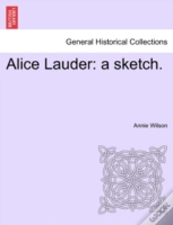 Capa do artigo Alice Lauder: A Sketch.