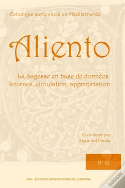 Capa do artigo Aliento N°10 - La Sagesse En Base De Données. Sources, Circulation, Appropriation