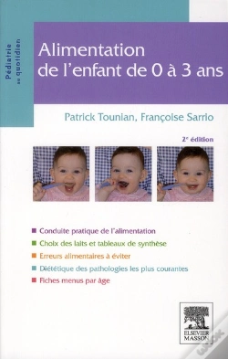 Capa do artigo Alimentation Enfant 0 A 3 Ans 2eme Edition