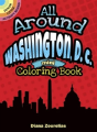 All Around Washington, D.C. Mini Coloring Book - Preview
