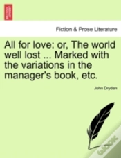 Capa do artigo All For Love: Or, The World Well Lost ..