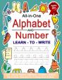All-In-One Alphabet And Number Learn To Write | Ages 3+ | Line Tracing Practice Alphabets, Numbers, Shapes, Pen Control, Kids Activity Coloring Book & More | - Preview
