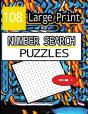 All Numbers 108 Large Print Number Search Puzzles - Preview