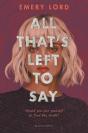 All That S Left To Say - Preview