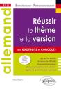 Allemand ; B2-C1 ; Réussir Le Thème Et La Version Aux Examens Et Concours - Preview