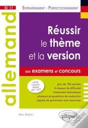 Capa do artigo Allemand ; B2-C1 ; Réussir Le Thème Et La Version Aux Examens Et Concours