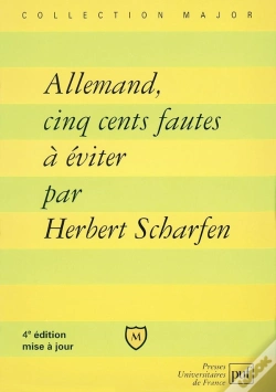 Capa do artigo Allemand, Cinq Cents Fautes A Eviter