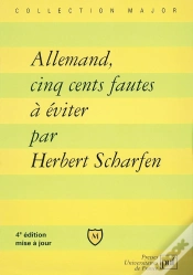 Capa do artigo Allemand, Cinq Cents Fautes A Eviter