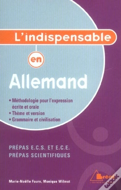 Capa do artigo Allemand; Prepas Ecs, Ece, Prepas Scientifiques