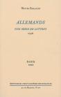 Allemands, Une Série De Lettres - Preview