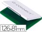 Almofada para carimbo q-connect 126x81 mm verde - Preview