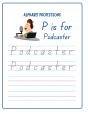 Alphabet Handwriting Professions For Kids - Preview