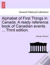 Capa do artigo Alphabet Of First Things In Canada. A Re