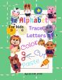 Alphabet Trace Letters Color Cut Paste - Preview