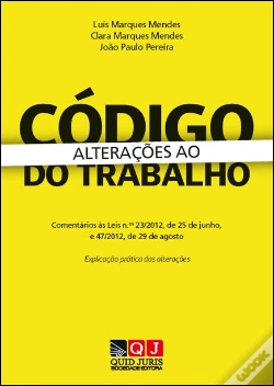 Capa do artigo Alterações ao Código do Trabalho