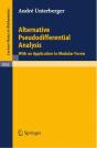 Alternative Pseudodifferential Analysis - Preview