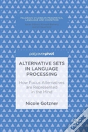 Capa do artigo Alternative Sets In Language Processing