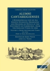 Capa do artigo Alumni Cantabrigienses