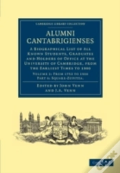 Capa do artigo Alumni Cantabrigienses
