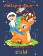 Amazing  Deer Coloring Book   Child - Preview