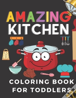 Capa do artigo Amazing Kitchen Coloring Book For Toddlers