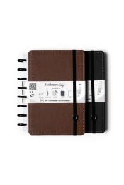 Capa do artigo AMBAR - CAD. A5 ECOSMART PU 100F - CASTANHO