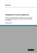 Ambiguitat Im Versicherungsbereich