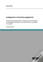 Capa do artigo Ambiguitat Im Versicherungsbereich