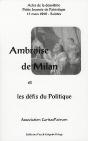 Ambroise De Milan Et Les Defis Du Politique. Actes De La Deuxieme Petite Journee De Patristique 13 M - Preview