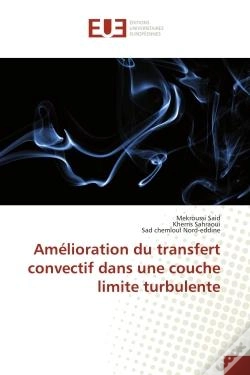 Capa do artigo Amelioration Du Transfert Convectif Dans Une Couche Limite Turbulente