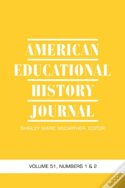 Capa do artigo American Educational History Journal Vol 51 Issue 1 & 2