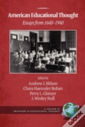 Capa do artigo American Educational Thought
