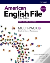 American English File: Starter: Student Book/Workbook Multi-Pack B With Online Practice