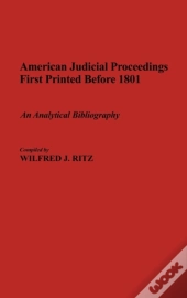 American Judicial Proceedings First Printed Before 1801