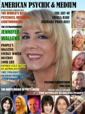 Capa do artigo American Psychic & Medium Magazine, Extra Edition January 2018..