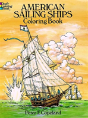 American Sailing Ships Colouring Book - Preview