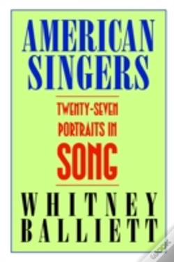 Capa do artigo American Singers