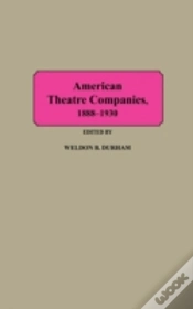 Capa do artigo American Theatre Companies, 1888-1930