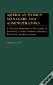 Capa do artigo American Women Managers And Administrators