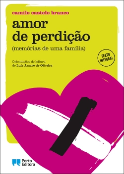 Capa do artigo Amor de Perdição, Camilo Castelo Branco (Edição didática)