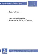 Amt Und Gemeinde In Der Sicht Der Sog Papiere