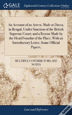 Capa do artigo An Account Of An Arrest, Made At Dacca,