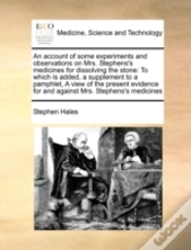 Capa do artigo An Account Of Some Experiments And Obser