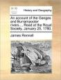 An Account Of The Ganges And Burrampoote - Preview