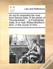 Capa do artigo An Act For Amending The Road From Sacred