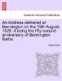 An Address Delivered At Bennington On Th - Preview