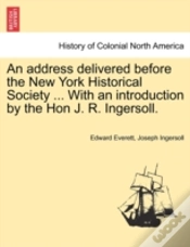 Capa do artigo An Address Delivered Before The New York