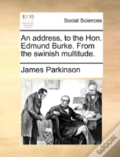 Capa do artigo An Address, To The Hon. Edmund Burke. Fr
