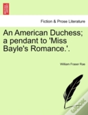 Capa do artigo An American Duchess; A Pendant To 