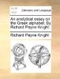 An Analytical Essay On The Greek Alphabe - Preview